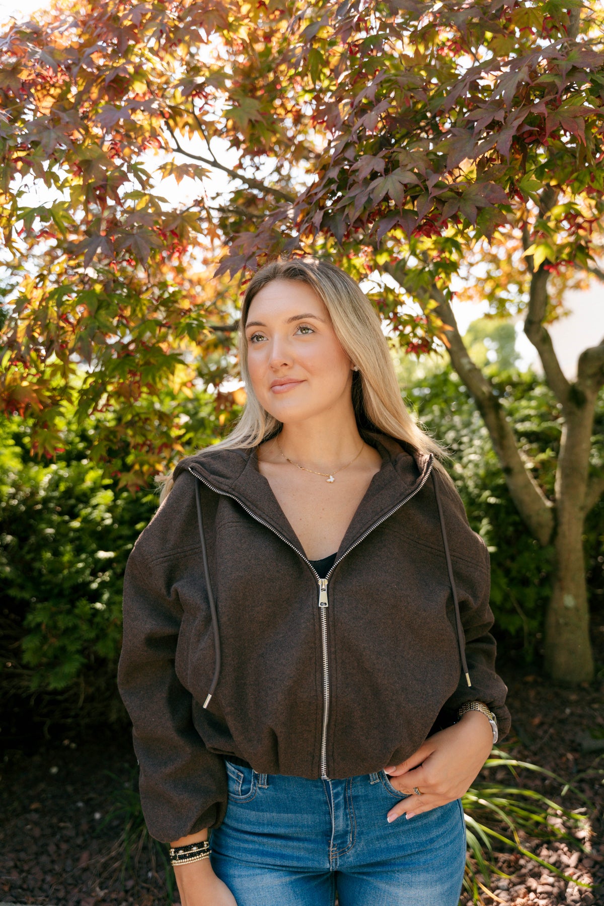 The Maple Jacket - Chocolate Brown