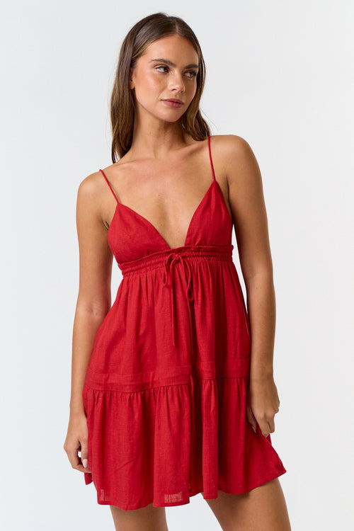 flare sun dress Petite Fit + Flare Mini Sundress