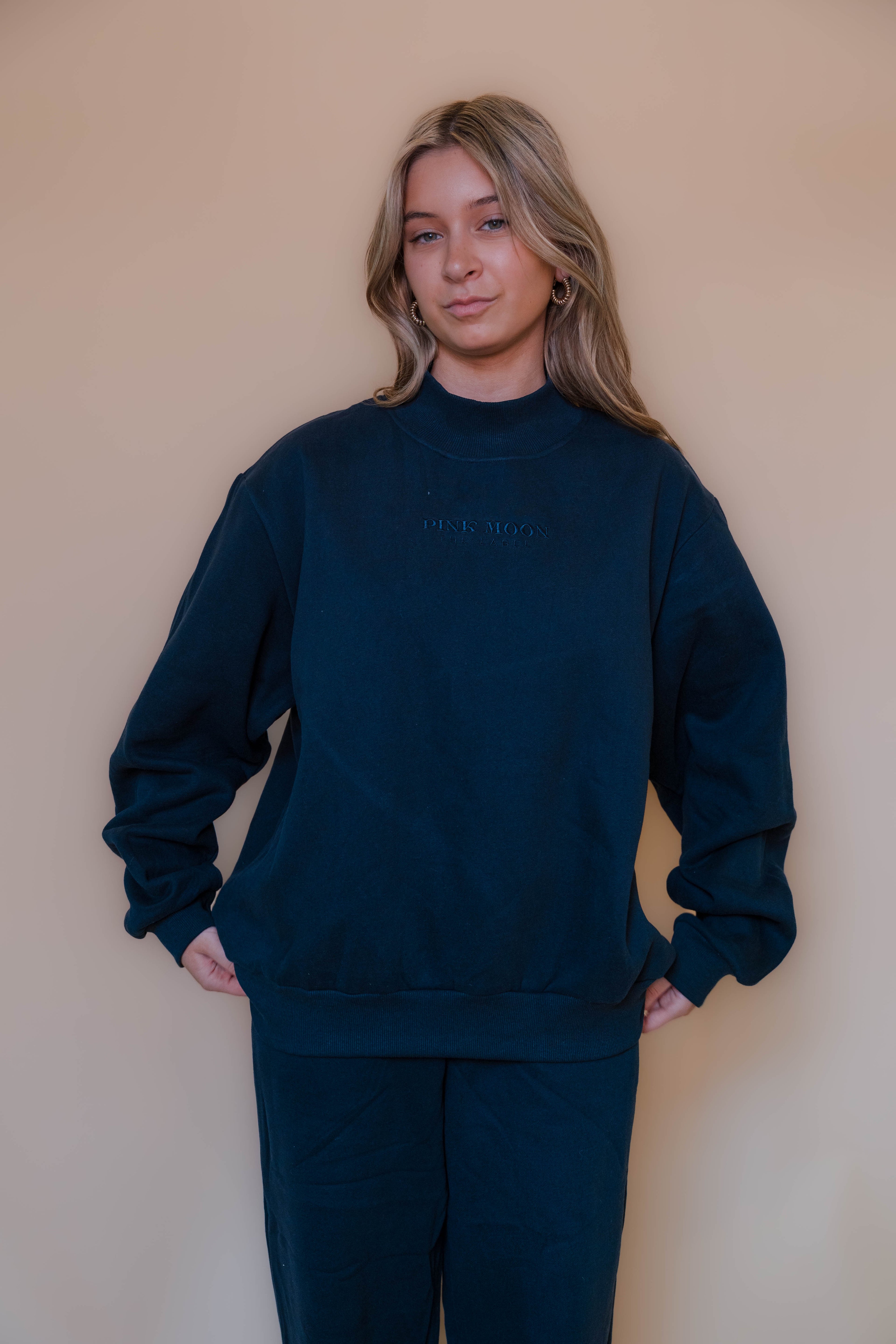 The Signature Mock Neck Sweatshirt