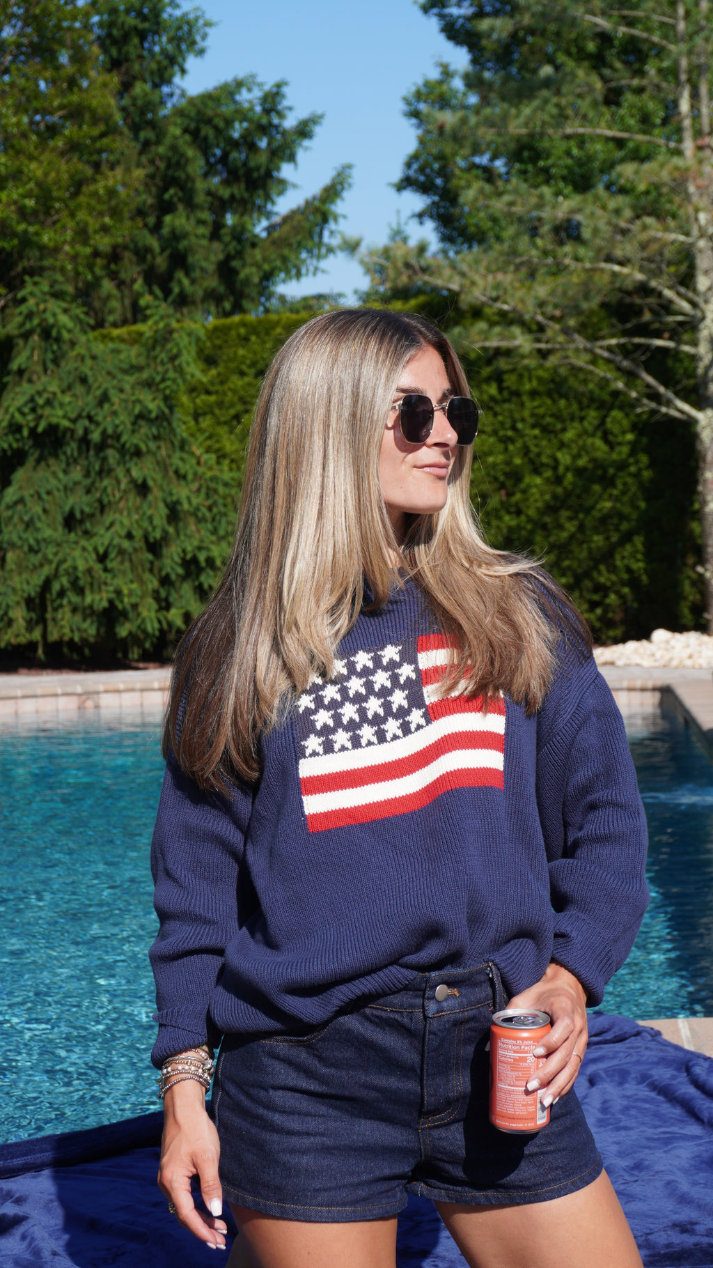 The Freedom Sweater - Navy