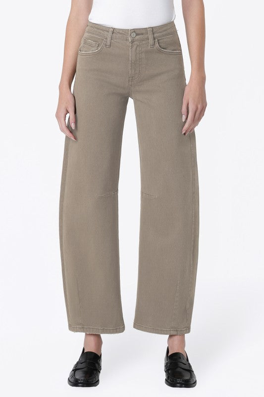 The Mocha Barrel Jean