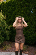 The Autumn Plaid Mini Dress