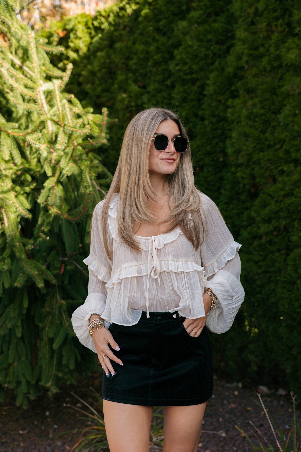The Romantic Ruffle Blouse