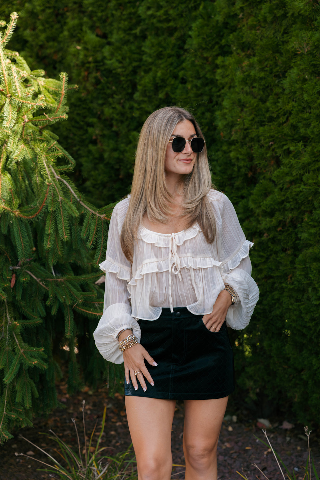 The Romantic Ruffle Blouse