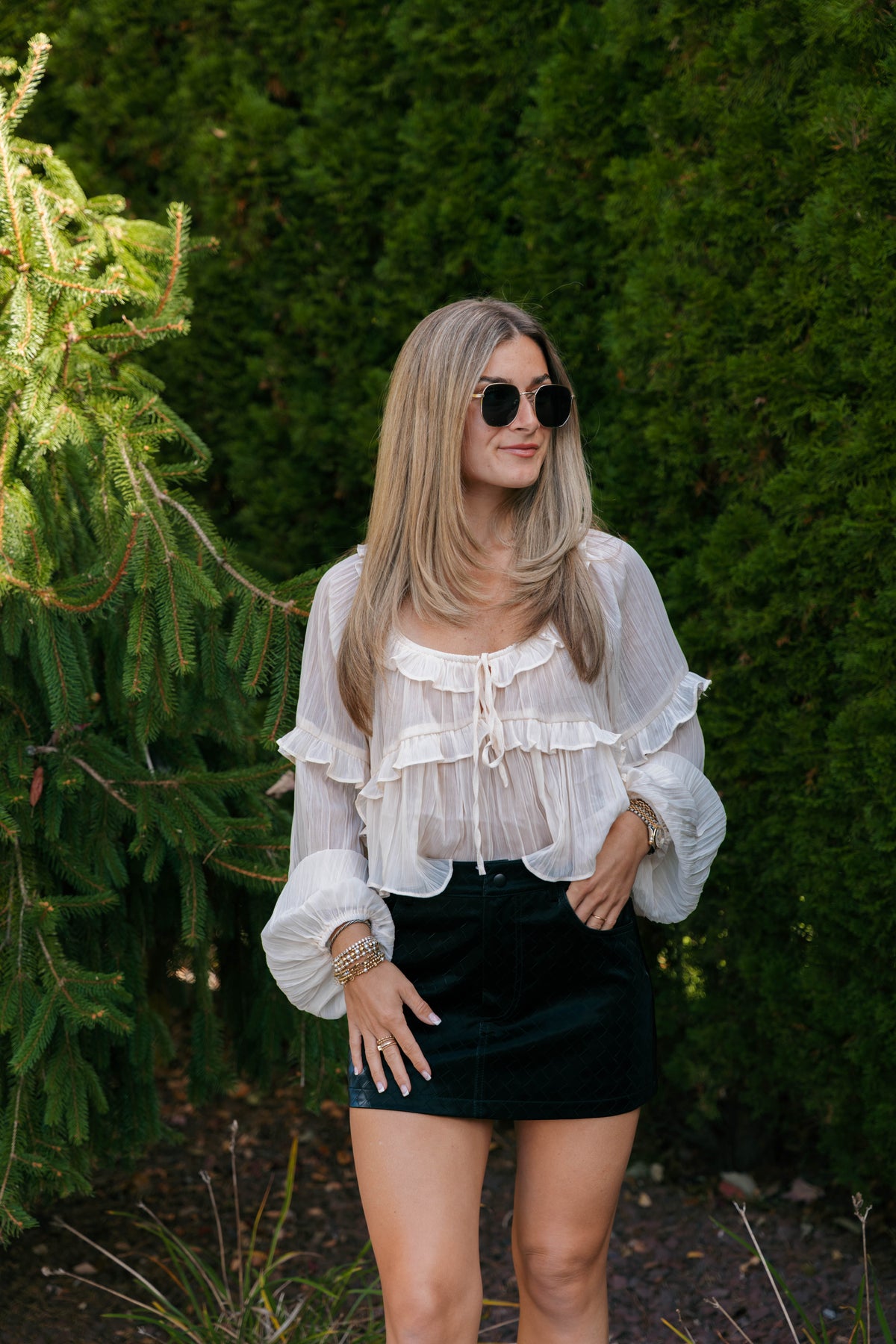 The Romantic Ruffle Blouse