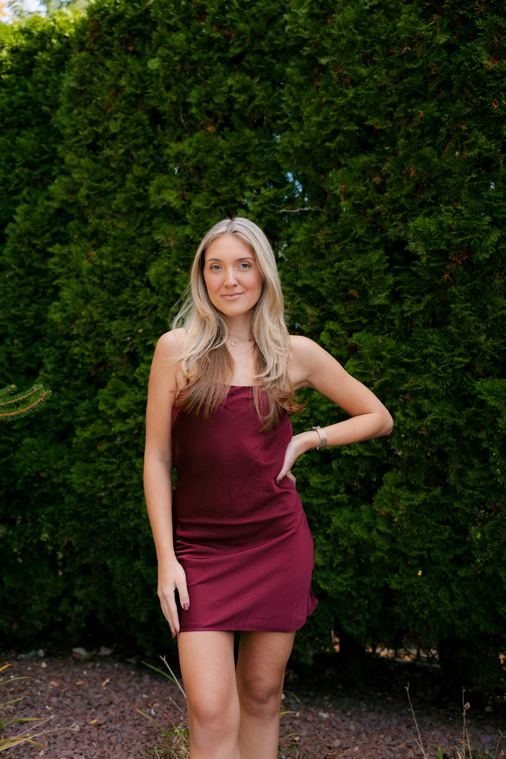The Cabernet Cape Dress