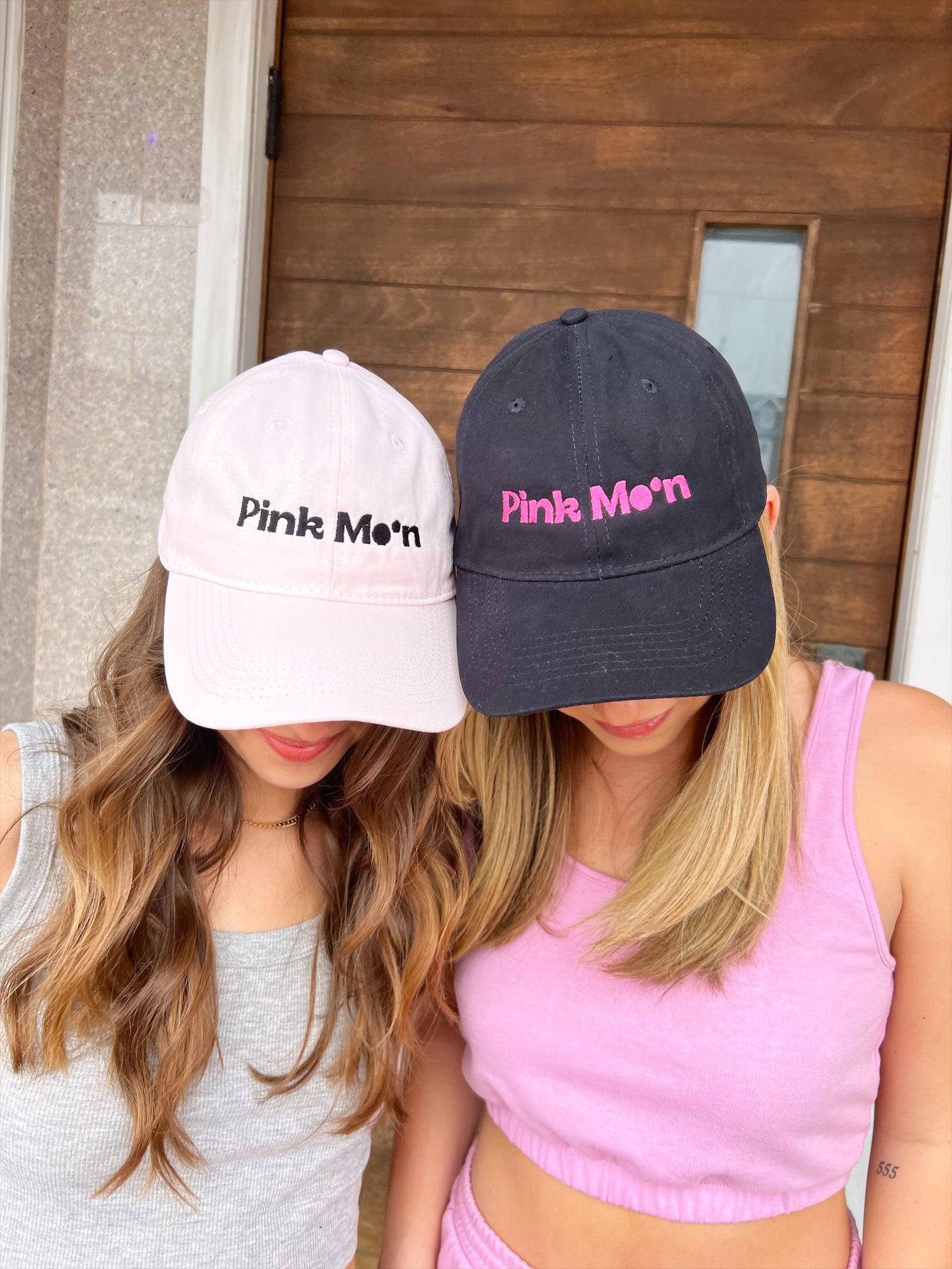 Pink Moon Branded Baseball Hats